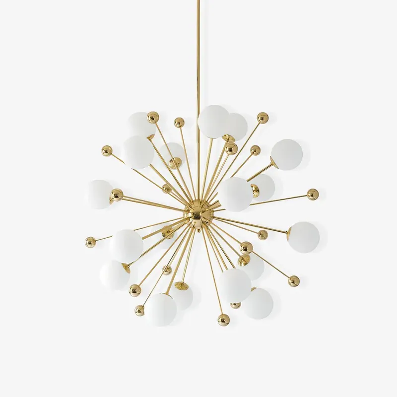 Lustra Kronleuchter Messing Opal Globe Dia 60cm Preiswert