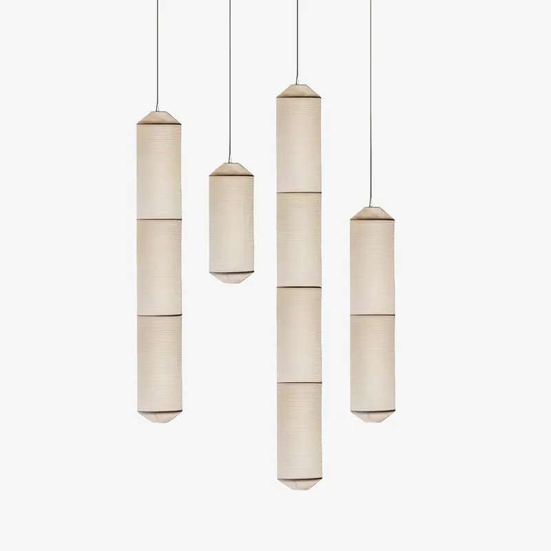 Top-Preis Citheis Pendelleuchte Modern Natürlich Maulbeerseide L 67 cm x H 25 cm