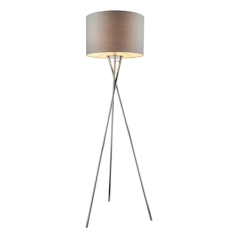 Moderne Chrom-Metall-Stehlampe Globo Gustav Sale