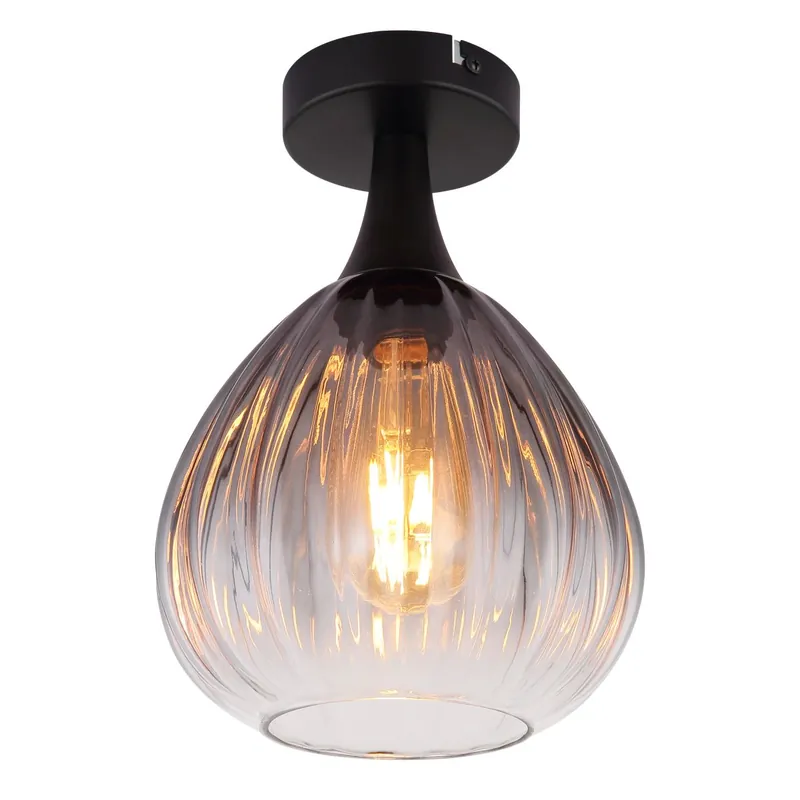Moderne Deckenlampe mit Glasschirm Olsen Top-Angebot