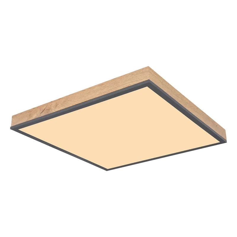 Direktkauf Ländliche graue Aluminium-Deckenlampe Globo Doro