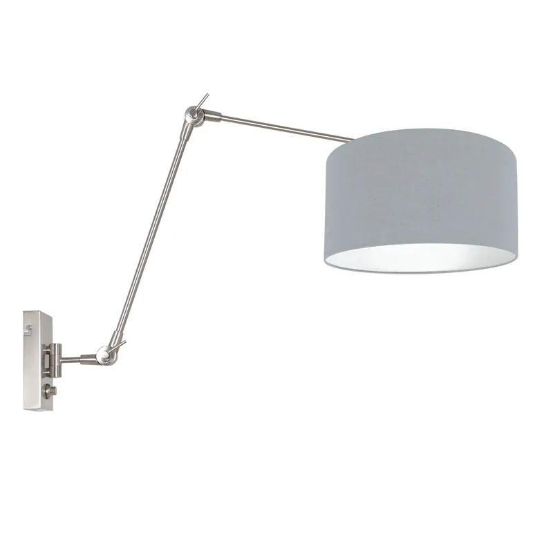 Günstig Metall Wandleuchte verstellbar Steinhauer Prestige Chic