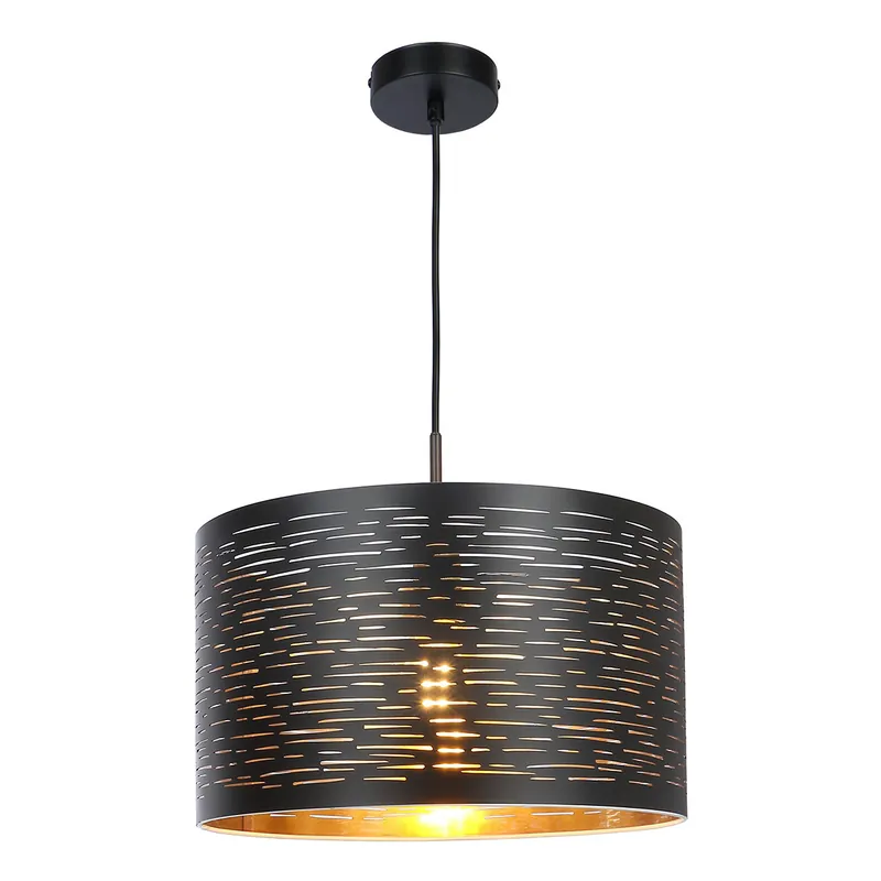 Schwarze Metall Retro Hängelampe Globo Tunno Nur Für Kurze Zeit
