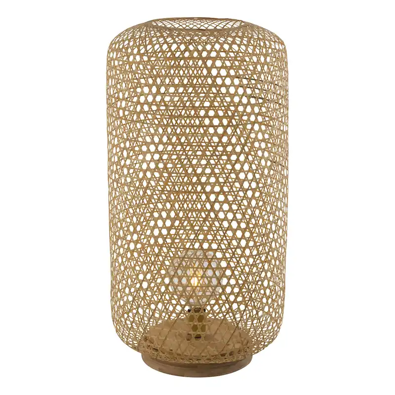 Boho Stehlampe Natur Bambus Globo Mirena Mega-Angebot