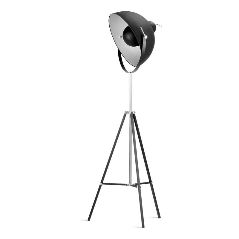 Echt Schwarze industrielle Metall Stehlampe It’s About RoMi Hollywood