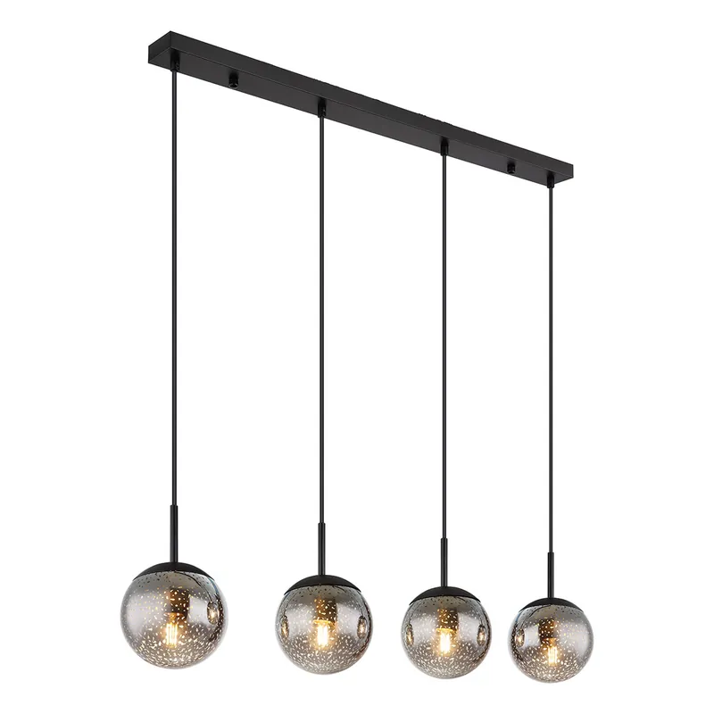 Moderne schwarze Kugel-Hängelampen Globo Samos Mega-Angebot