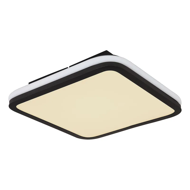 Mega-Angebot Moderne quadratische schwarze Deckenlampe Globo Jaxxi