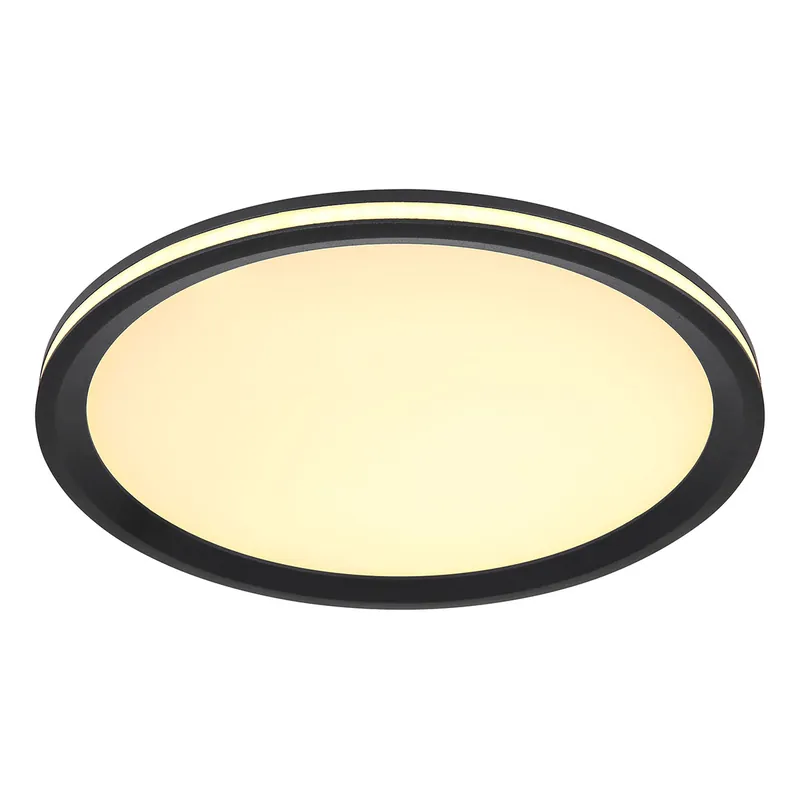Moderne schwarze Metalldeckenlampe Globo Belissa Beliebt
