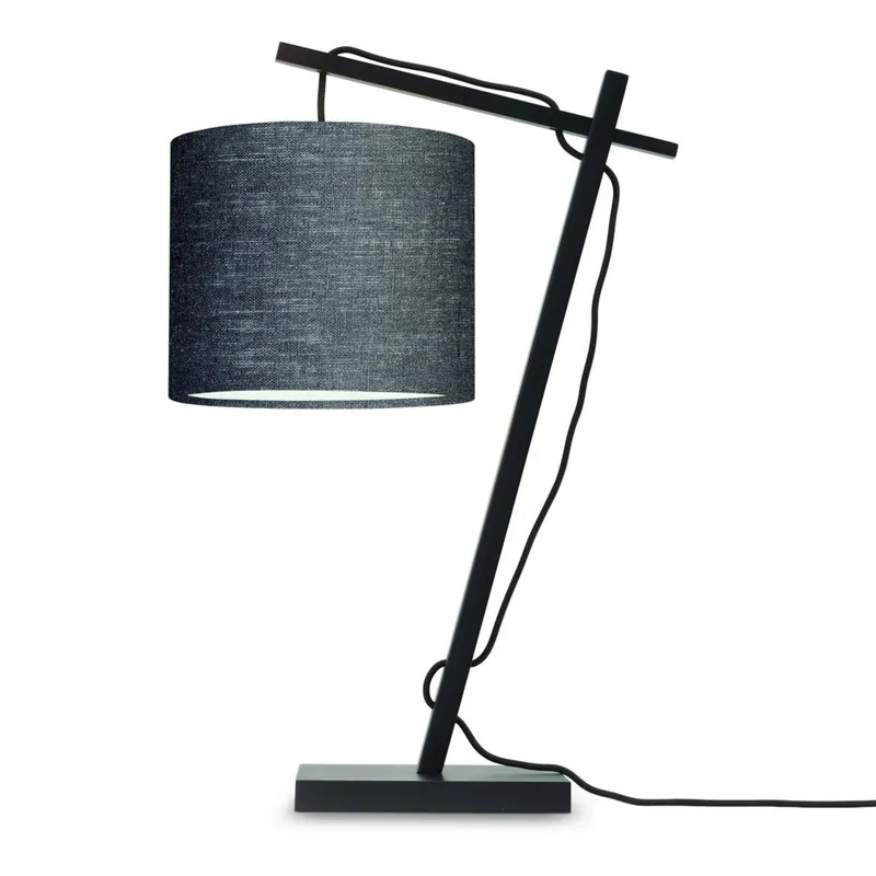 Bohemian Tischlampe Bambus grau GOOD&MOJO Andes Bestpreis