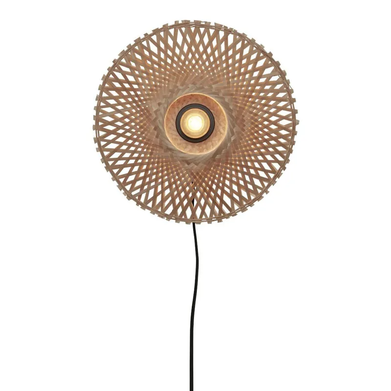 Highlight natur Bohemian Wandleuchte Bambus XS GOOD&MOJO Kalimantan