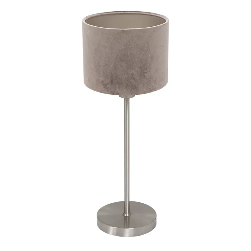 Must-Have Tischleuchte Stahl Silberschirm Mexlite Noor