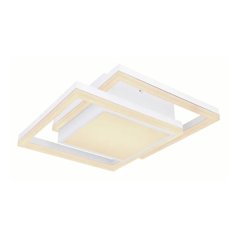 Moderne weiße Quadratische Deckenlampe Globo Squares Mega-Angebot