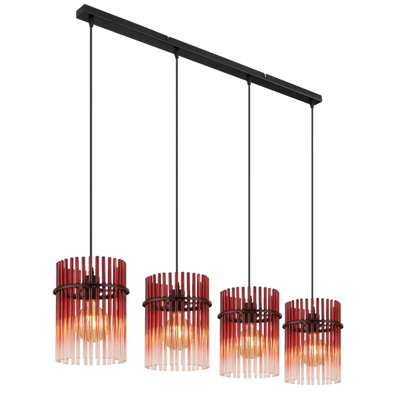 Elegante Pendelleuchte mit Glasstäben Gorley Neu