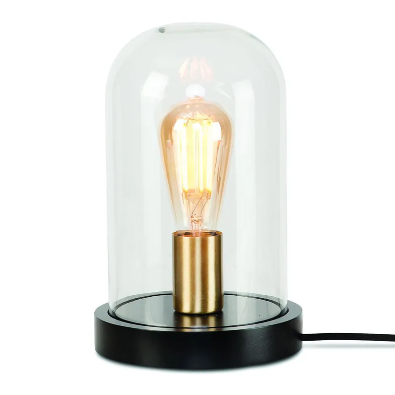 Retro schwarze Metall-Tischlampe It’s About RoMi Seattle Angebot