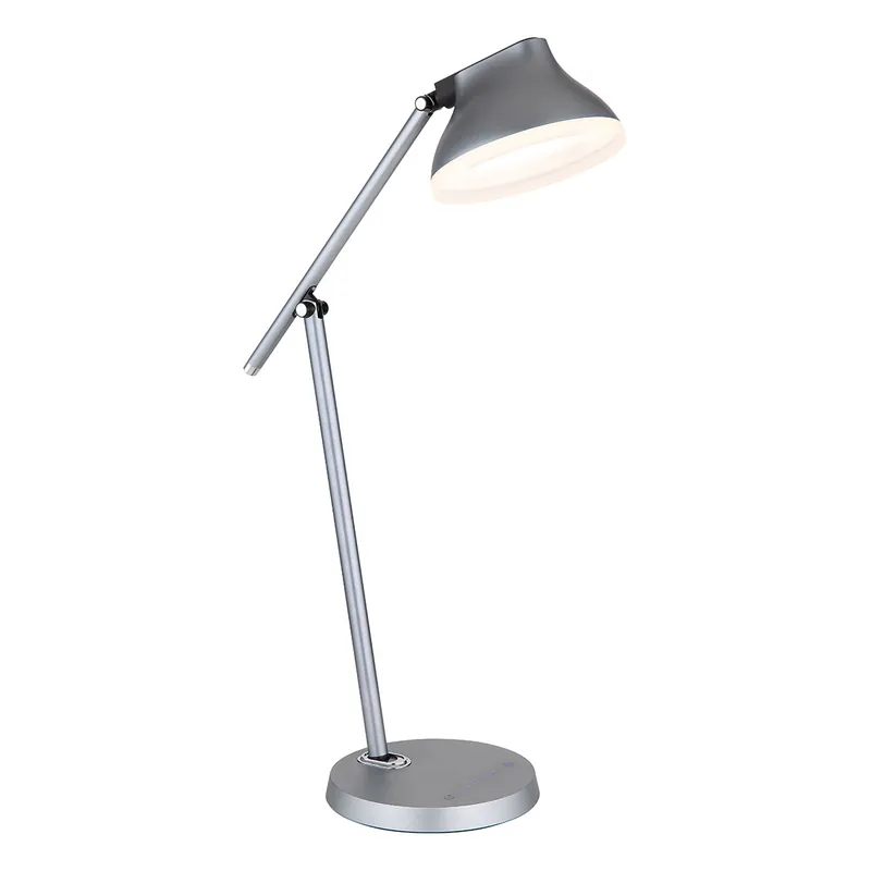 Knallerangebot Design Tischlampe Grau Aluminium Globo Halvar