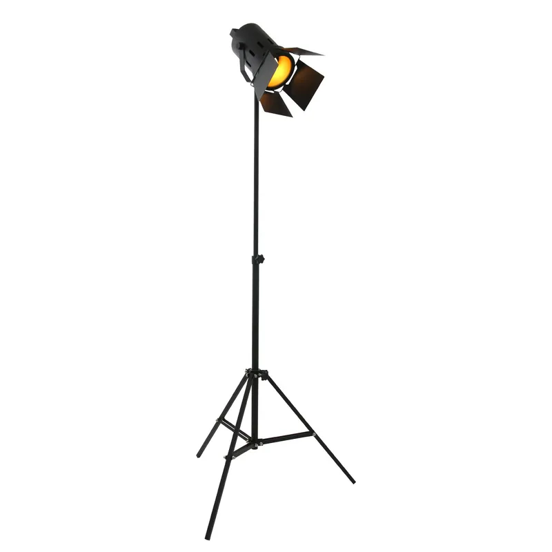 Sofort Bestellen Industrielle schwarze Metall-Stehlampe Mexlite Carree