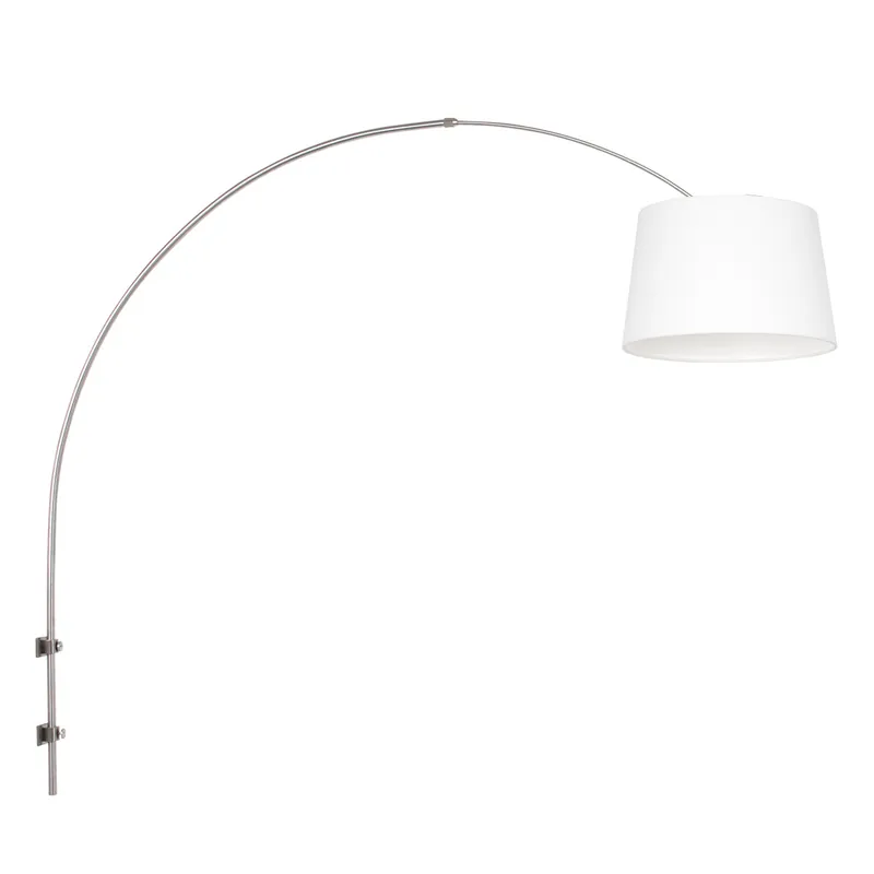 Aktuell Designer Wandbogenleuchte Stahl Steinhauer Sparkled Light