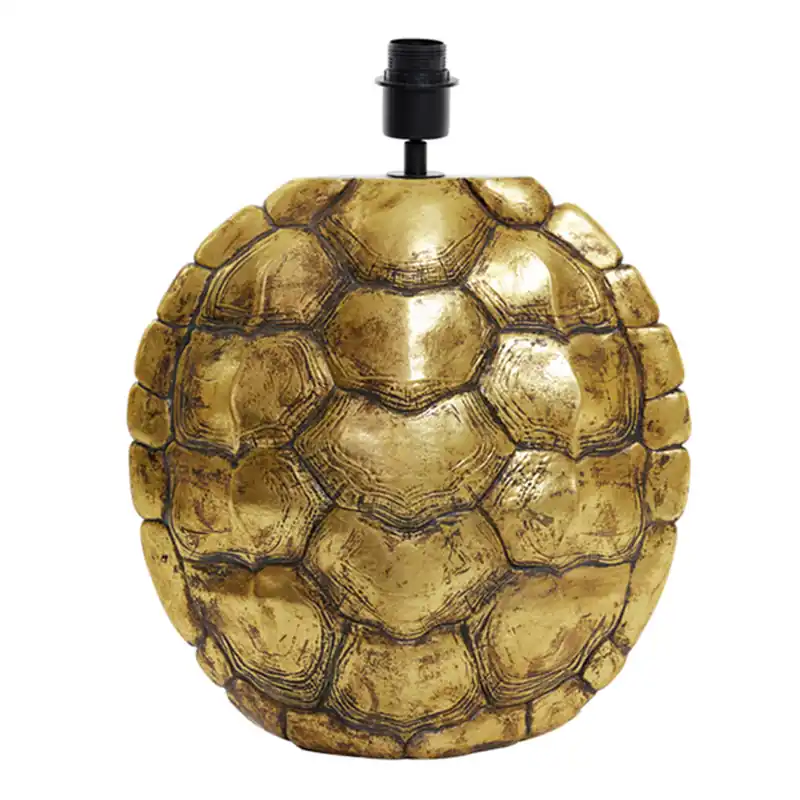Schneller Versand Goldener Lampenfuß Schildkröten-Design Light & Living Turtle