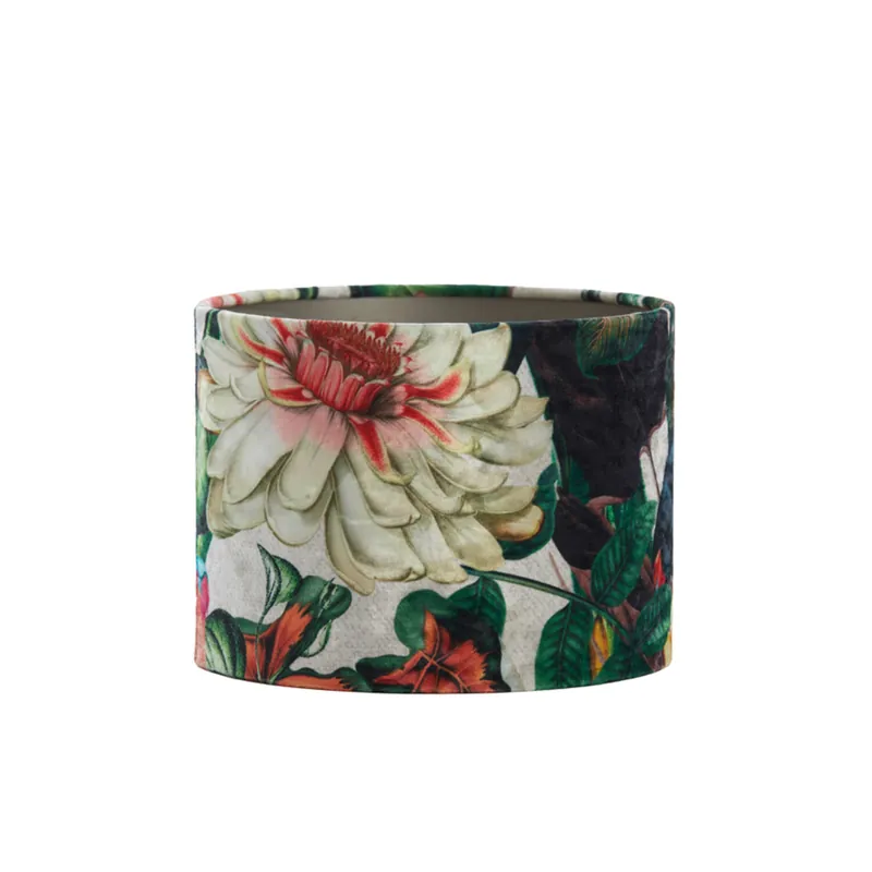 Zylindrischer Lampenschirm mit Blumenmuster Light & Living Dahlia Günstig
