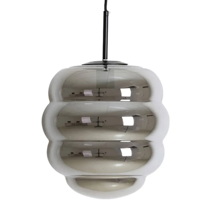 Aktuell Retro silberne Bienenkorb-Hängelampe Light & Living Misty
