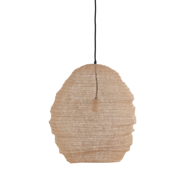 Rabatt Hängelampe aus natürlichem Rattan Light & Living Nikki