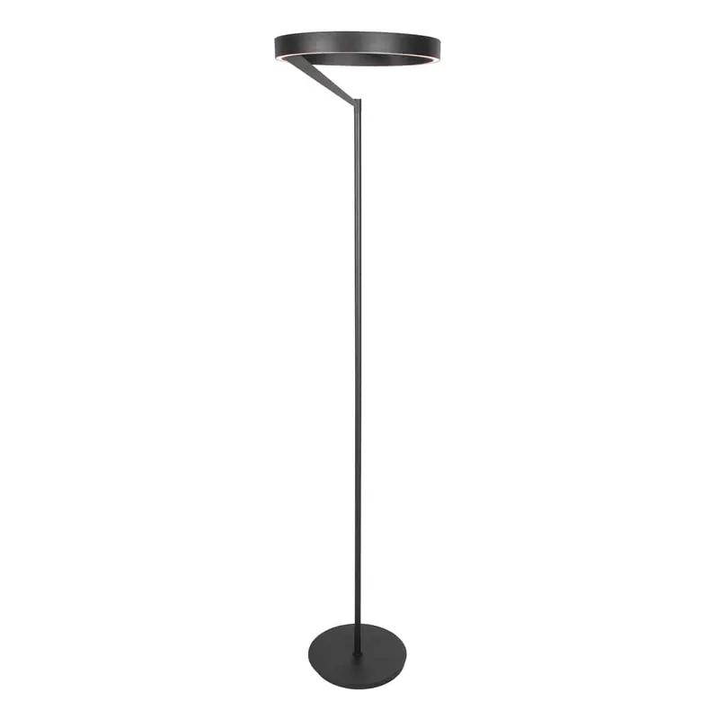 Mega-Angebot Schwarze Design-Stehleuchte Ring-Uplight Steinhauer Mykty