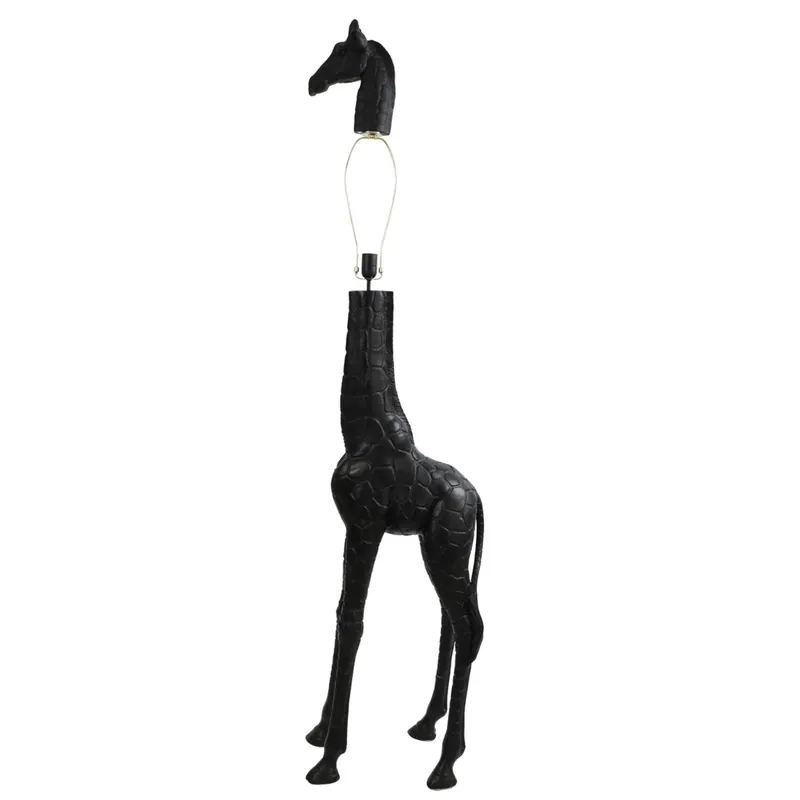 Große schwarze Giraffen-Stehleuchte Light & Living Giraffe Online Kaufen