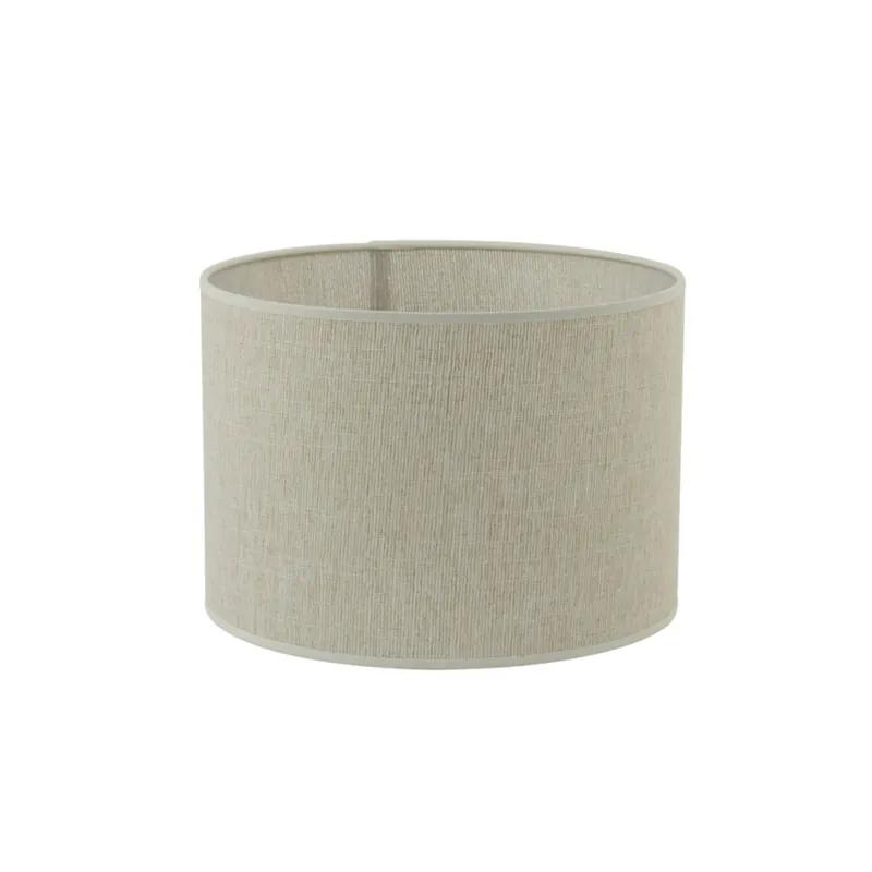 Aktuell Beige zylindrische Stimmungslampenschirm Light & Living Breska