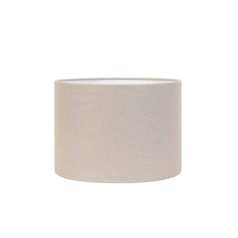 Beige Stoffschirm in Zylinderform Light & Living Livigno Bestpreis