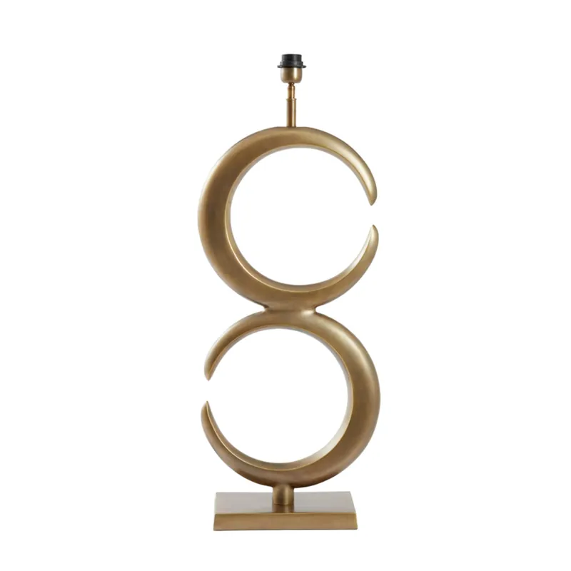 Bestseller Dekorativer Lampenfuß aus Bronze Light & Living Lune