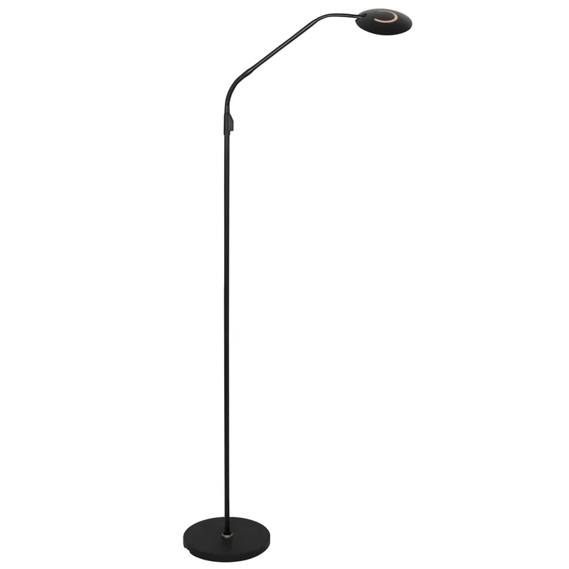 Preiswert Schwarze Stehlampe mit Akku und Flexarm Steinhauer Exclusive Zenith2