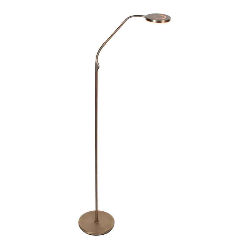 Bronzefloorlampe Soleil 2 mit schwenkbarem Kopf Super-Preis