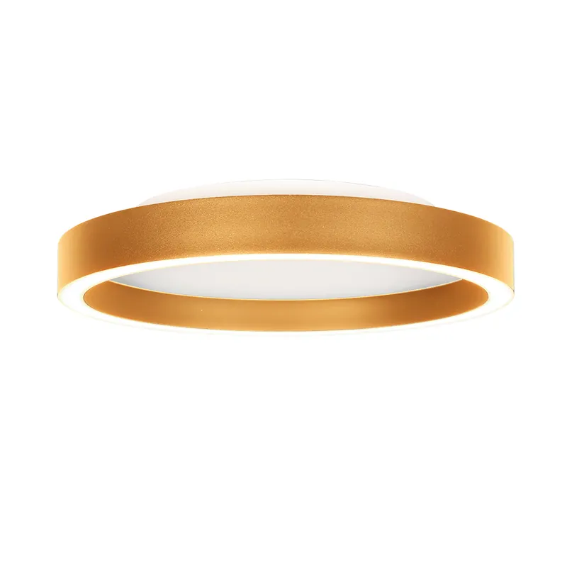 Goldfarbene Deckenlampe mit integrierter LED Steinhauer Ringlux Neue Ware