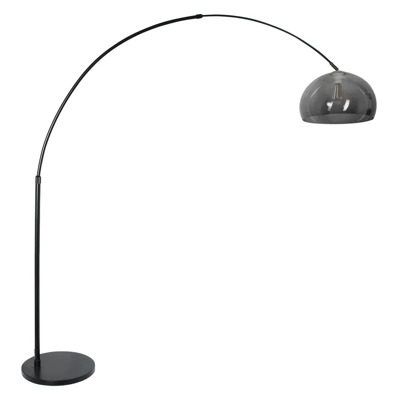 Zeitlose schwarze Bogenlampe Steinhauer Sparkled Light Bestseller