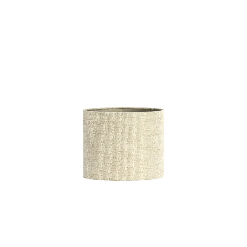 Sandfarbene ovale Lampenschirm mit schlanker Form Light & Living RIF Neuheit