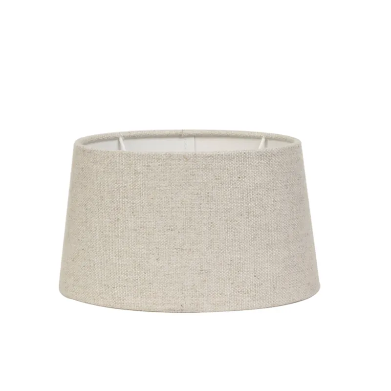 Zylindrischer Stoff Lampenschirm in Beige Light & Living Livigno Meistverkauft
