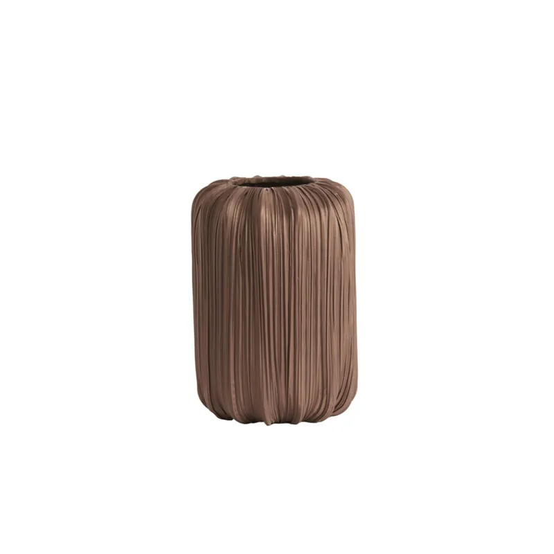 Lampenschirm Textil Dunkelbraun Light & Living FAROL Angebot