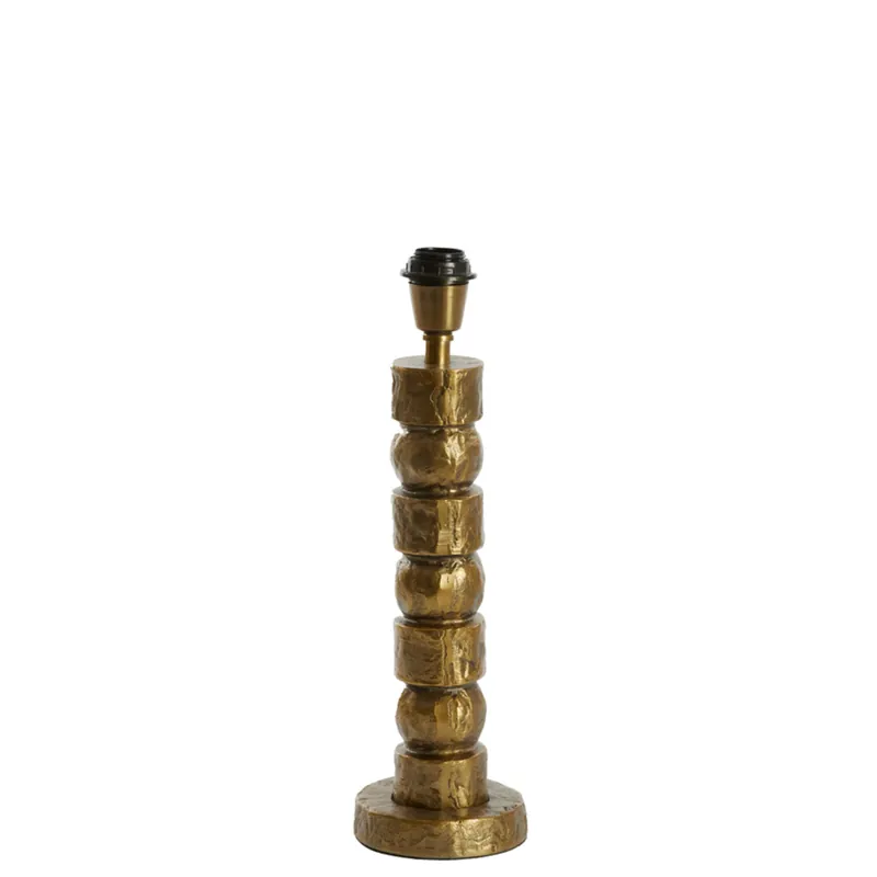 Goldener Lampenfuß skulpturaler Design Light & Living Akti Nur Für Kurze Zeit