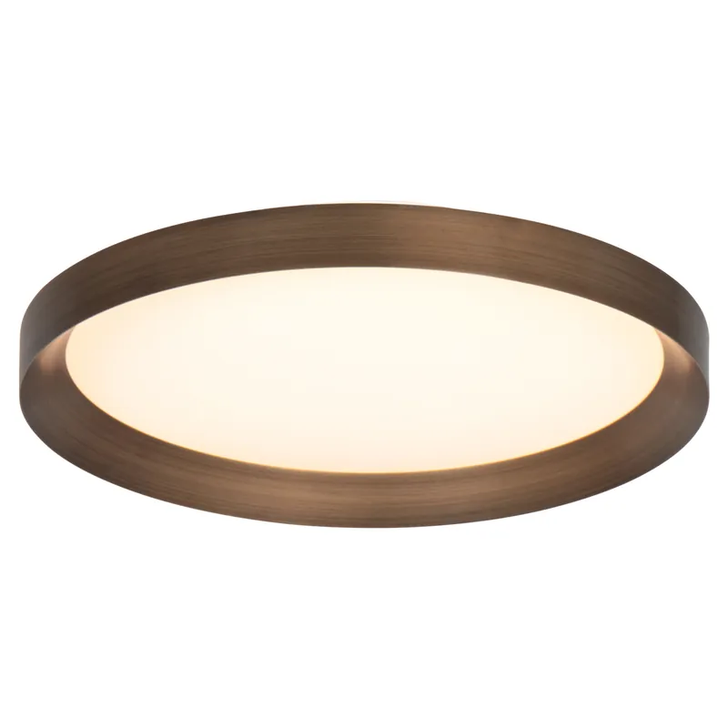 Saisonangebot Bronzefarbene klassische Deckenlampe Steinhauer Flady LED