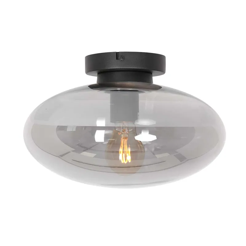 Moderne Glasdeckenleuchte transparent Steinhauer Reflexion Top-Seller