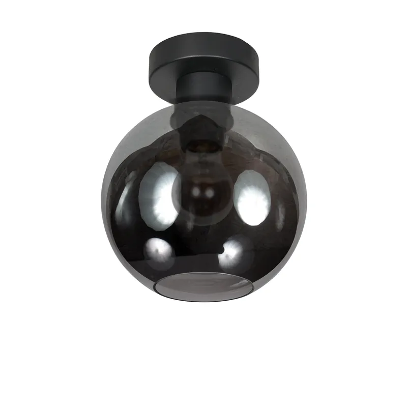 Finale Aktion Schwarze Kugel Deckenleuchte Glas Steinhauer Bloeba