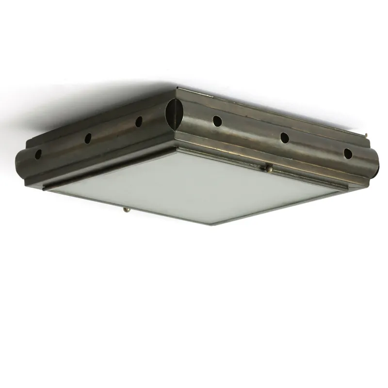 Bestseller Rustikale, quadratische Wand- oder Deckenleuchte HUBLON 26/33 cm