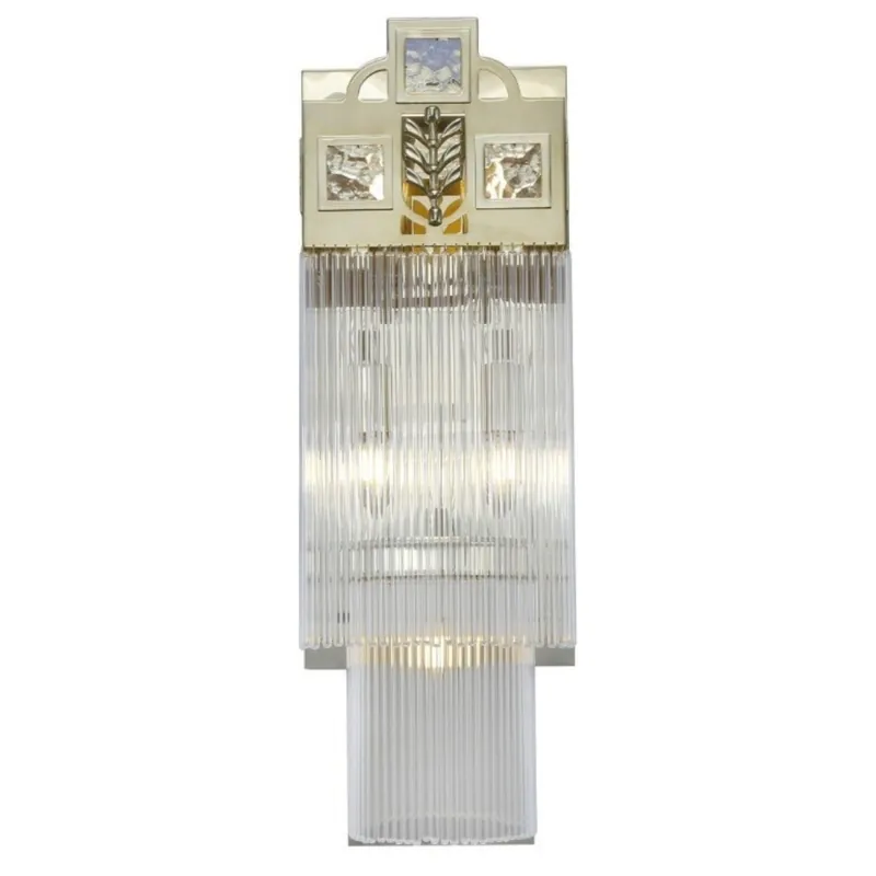 WIENER Jugendstil-Kristallglas-Wandleuchte II Kracherpreis