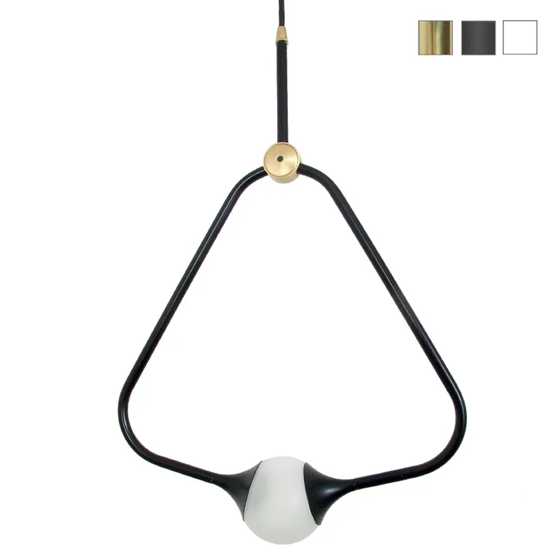 Extravagante Design-Pendelleuchte mit Glaskugel MEDALLION Preis Gesenkt