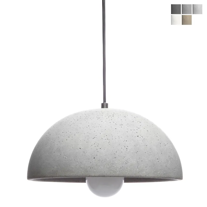 Preisknaller Halbkugel-Hängeleuchte aus Beton, Ø 28 cm
