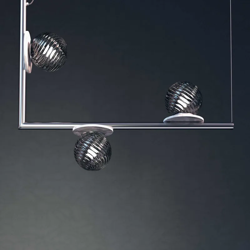 Knallerangebot Dreiflammiger Design-Leuchter mit Murano-Glas und Alabaster AFRODITE