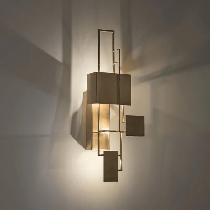 Billig Verspielte Wandleuchte aus Messing ANGLE