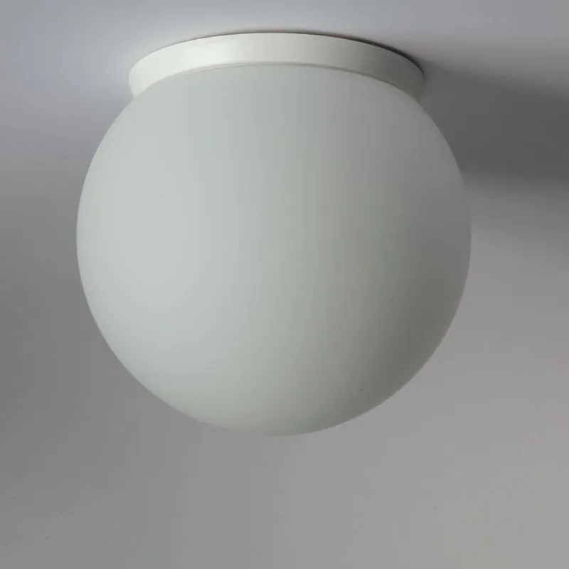 Schlichte Kugel-Deckenleuchte aus Opalglas SPHERA, IP65, Ø 20 cm Super-Preis