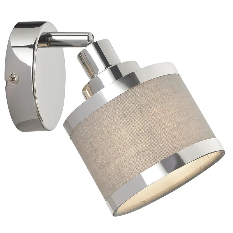 Alexia Wandspot chrom/grau Neu