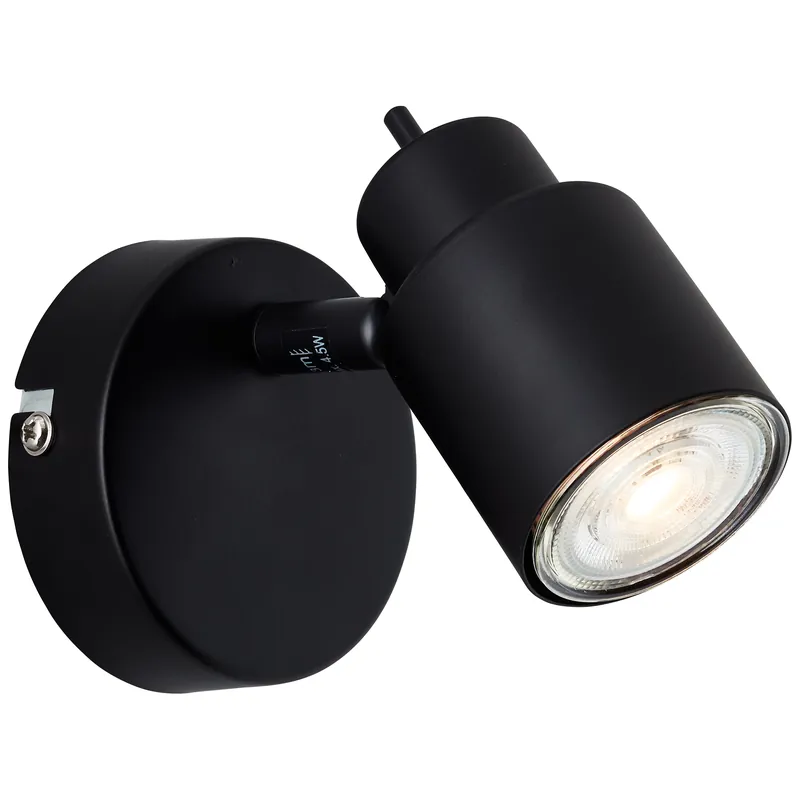 Highlight Andres LED Wandspot schwarz matt